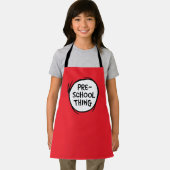 帽子の中の猫 |就学前 エプロン (インサイチュ)