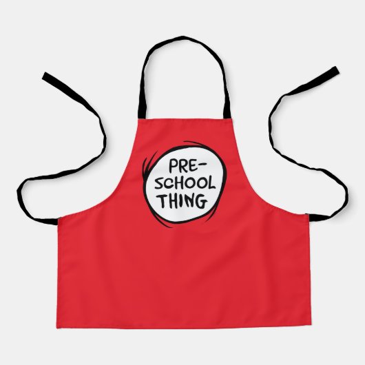 帽子の中の猫 |就学前 エプロン (正面)