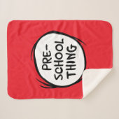 帽子の中の猫 |就学前 シェルパブランケット (正面(横))