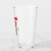 帽子の中の猫 | 帽子間抜けをかぶった猫 タンブラーグラス (左)