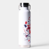 帽子の中の猫| 彼は帽子の先端を持って行ってしまった ウォーターボトル (正面)