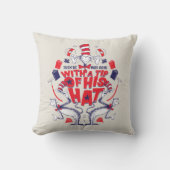 帽子の中の猫| 彼は帽子の先端を持って行ってしまった クッション (正面)