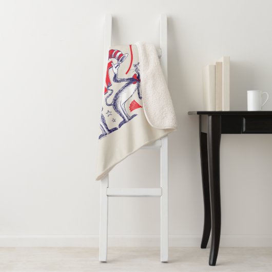 帽子の中の猫| 彼は帽子の先端を持って行ってしまった シェルパブランケット (インサイチュ)