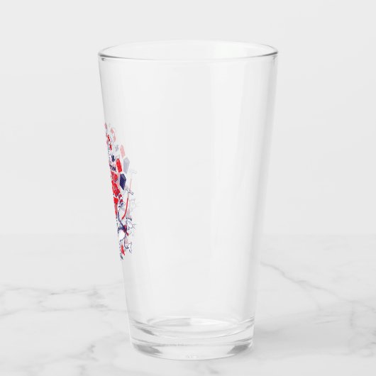 帽子の中の猫| 彼は帽子の先端を持って行ってしまった タンブラーグラス (左)