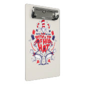 帽子の中の猫| 彼は帽子の先端を持って行ってしまった ミニクリップボード (アングル)