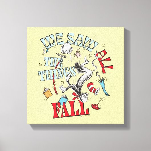 帽子の中の猫 | 我々はすべての物事を見た秋 キャンバスプリント (正面)