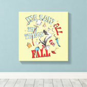 帽子の中の猫 | 我々はすべての物事を見た秋 キャンバスプリント (インサイチュ (ウッドフロア))