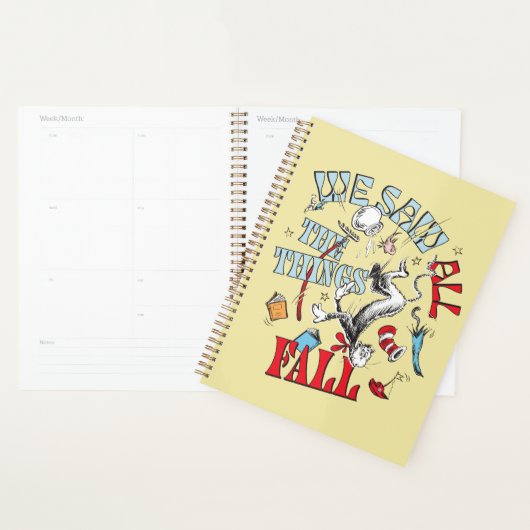 帽子の中の猫 | 我々はすべての物事を見た秋 プランナー手帳 (ディスプレー)