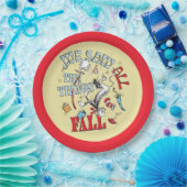 帽子の中の猫 | 我々はすべての物事を見た秋 ペーパープレート (パーティー)