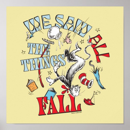 帽子の中の猫 | 我々はすべての物事を見た秋 ポスター (正面)