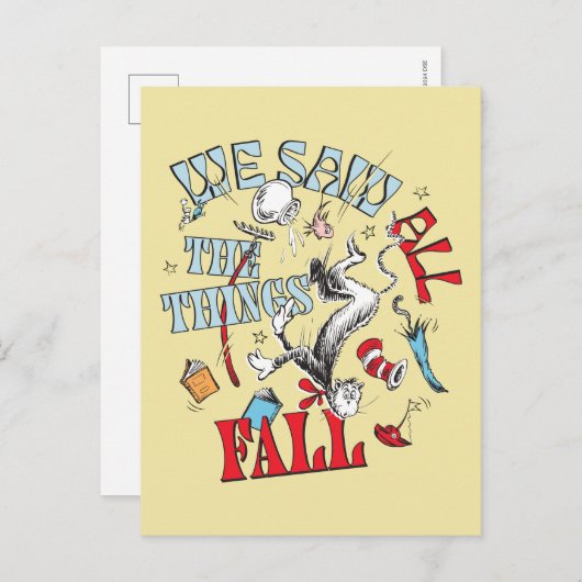 帽子の中の猫 | 我々はすべての物事を見た秋 ポストカード (正面/裏面)