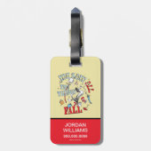 帽子の中の猫 | 我々はすべての物事を見た秋 ラゲッジタグ (裏面縦)