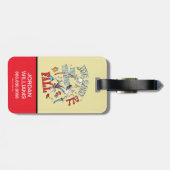 帽子の中の猫 | 我々はすべての物事を見た秋 ラゲッジタグ (裏面横)