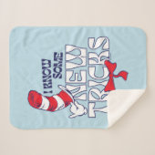 帽子の中の猫 | 新しいコツを知っている シェルパブランケット (正面(横))