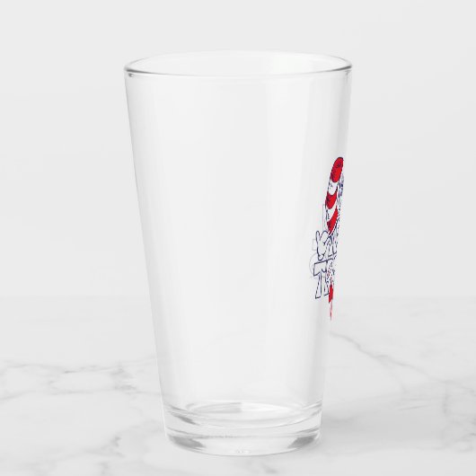 帽子の中の猫 | 新しいコツを知っている タンブラーグラス (右)