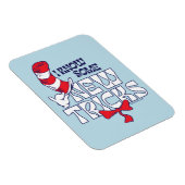 帽子の中の猫 | 新しいコツを知っている マグネット (右側)