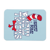 帽子の中の猫 | 新しいコツを知っている マグネット (横)