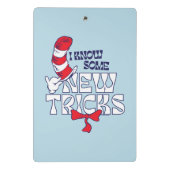 帽子の中の猫 | 新しいコツを知っている ミニクリップボード (裏面)