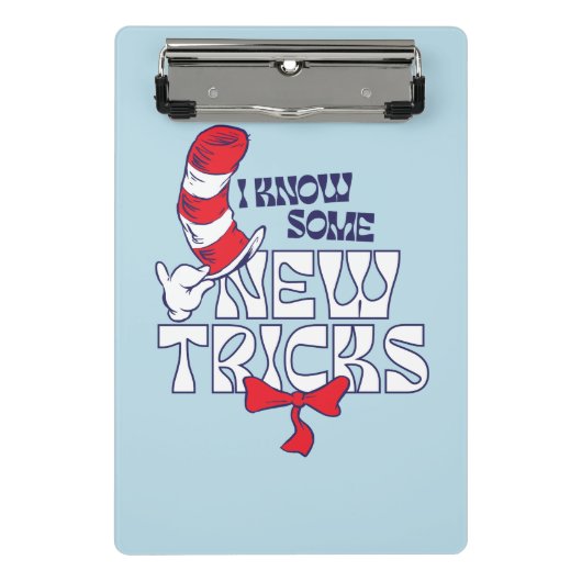 帽子の中の猫 | 新しいコツを知っている ミニクリップボード (正面)