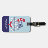 帽子の中の猫 | 新しいコツを知っている ラゲッジタグ (正面横)