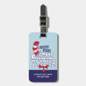 帽子の中の猫 | 新しいコツを知っている ラゲッジタグ (正面縦)