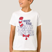 帽子の中の猫 | 新しいコツを知っている Tシャツ (正面)