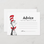 帽子の中の猫 |新しい親アドバイス エンクロージャーカード (正面/裏面)