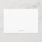 帽子の中の猫 |新しい親アドバイス エンクロージャーカード (裏面)