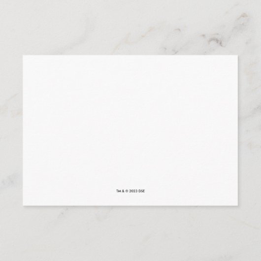 帽子の中の猫 |新しい親アドバイス エンクロージャーカード (裏面)