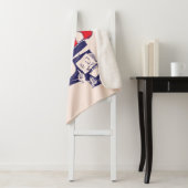 帽子の中の猫 | 猫顔文字 シェルパブランケット (インサイチュ)