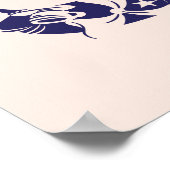 帽子の中の猫 | 猫顔文字 ポスター (角)