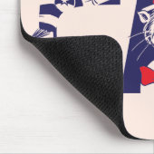 帽子の中の猫 | 猫顔文字 マウスパッド (コーナー)