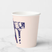 帽子の中の猫 | 猫顔文字 紙コップ (裏面)