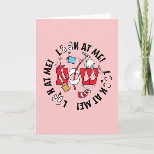 帽子の中の猫 | 私を見て!私を見て! カード (正面)