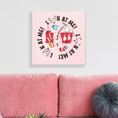 帽子の中の猫 | 私を見て！私を見て！ キャンバスプリント (インサイチュ (リビング))