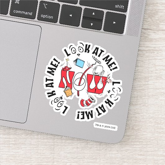 帽子の中の猫 | 私を見て!私を見て! シール (詳細)