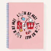 帽子の中の猫 | 私を見て！私を見て！ ノートブック (正面)