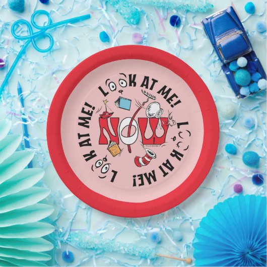 帽子の中の猫 | 私を見て！私を見て！ ペーパープレート (パーティー)