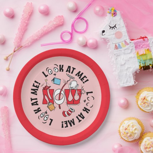 帽子の中の猫 | 私を見て！私を見て！ ペーパープレート (パーティー)