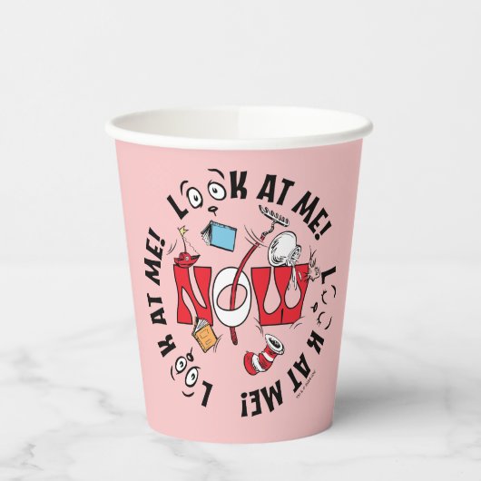 帽子の中の猫 | 私を見て！私を見て！ 紙コップ (左)