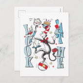 帽子の中の猫 | 見る ポストカード (正面/裏面)