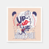 帽子の中の猫 | 魚の群れ スタンダードカクテルナプキン (正面)