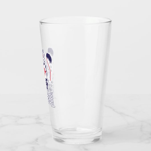 帽子の中の猫 | 魚の群れ タンブラーグラス (左)