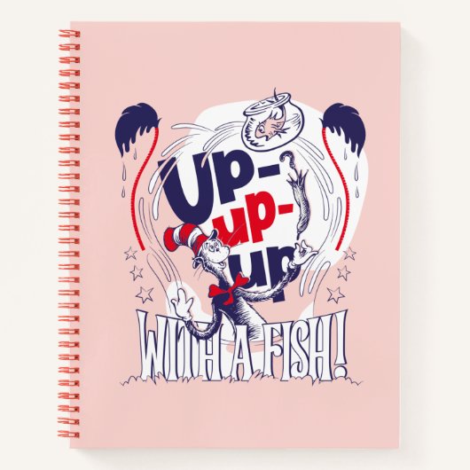 帽子の中の猫 | 魚の群れ ノートブック (正面)