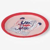 帽子の中の猫 | 魚の群れ ペーパープレート (アングル)