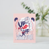 帽子の中の猫 | 魚の群れ ポストカード (スタンド正面)