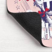 帽子の中の猫 | 魚の群れ マウスパッド (コーナー)