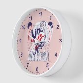 帽子の中の猫 | 魚の群れ 壁時計 (傾斜)