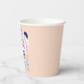 帽子の中の猫 | 魚の群れ 紙コップ (裏面)