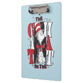 帽子の中の猫 | B&W文字 クリップボード (左)